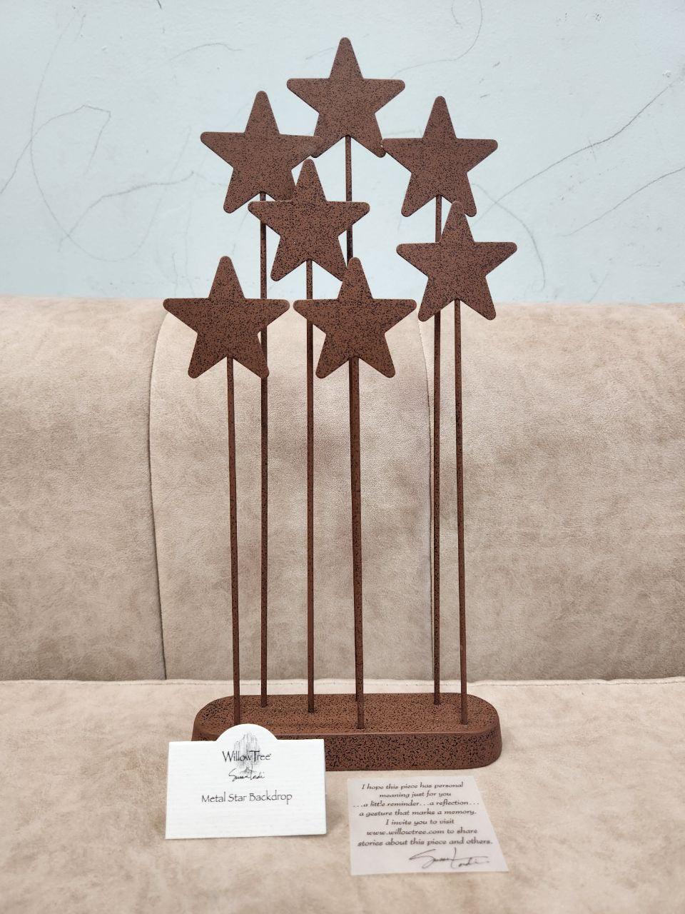 Willow Tree Metal Star Backdrop 26007