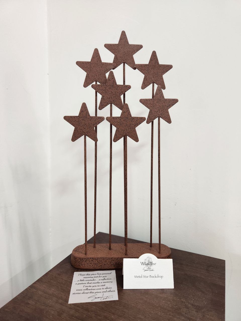 Willow Tree Metal Star Backdrop 26007