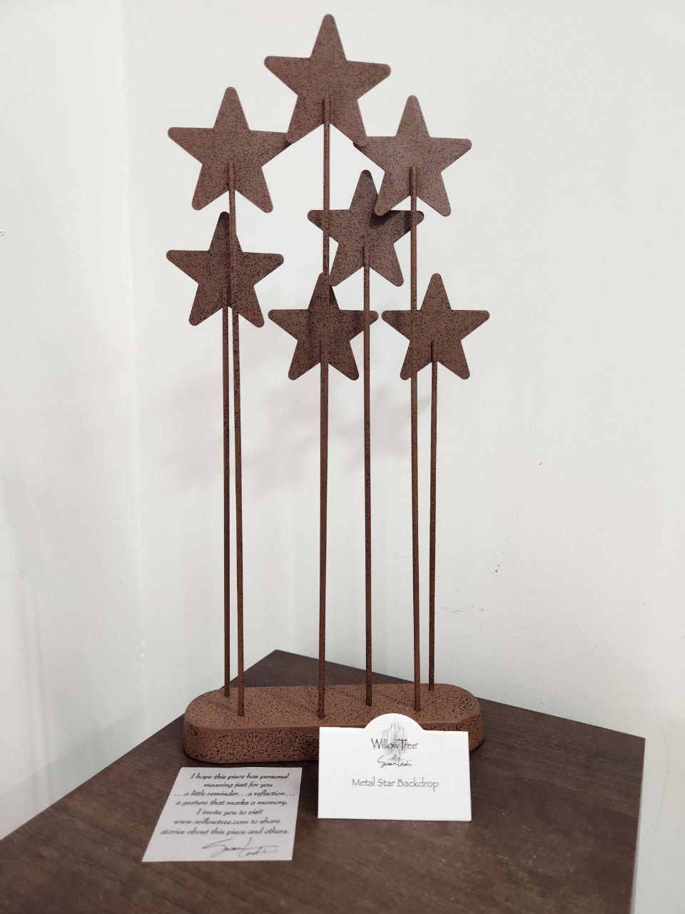 Willow Tree Metal Star Backdrop 26007