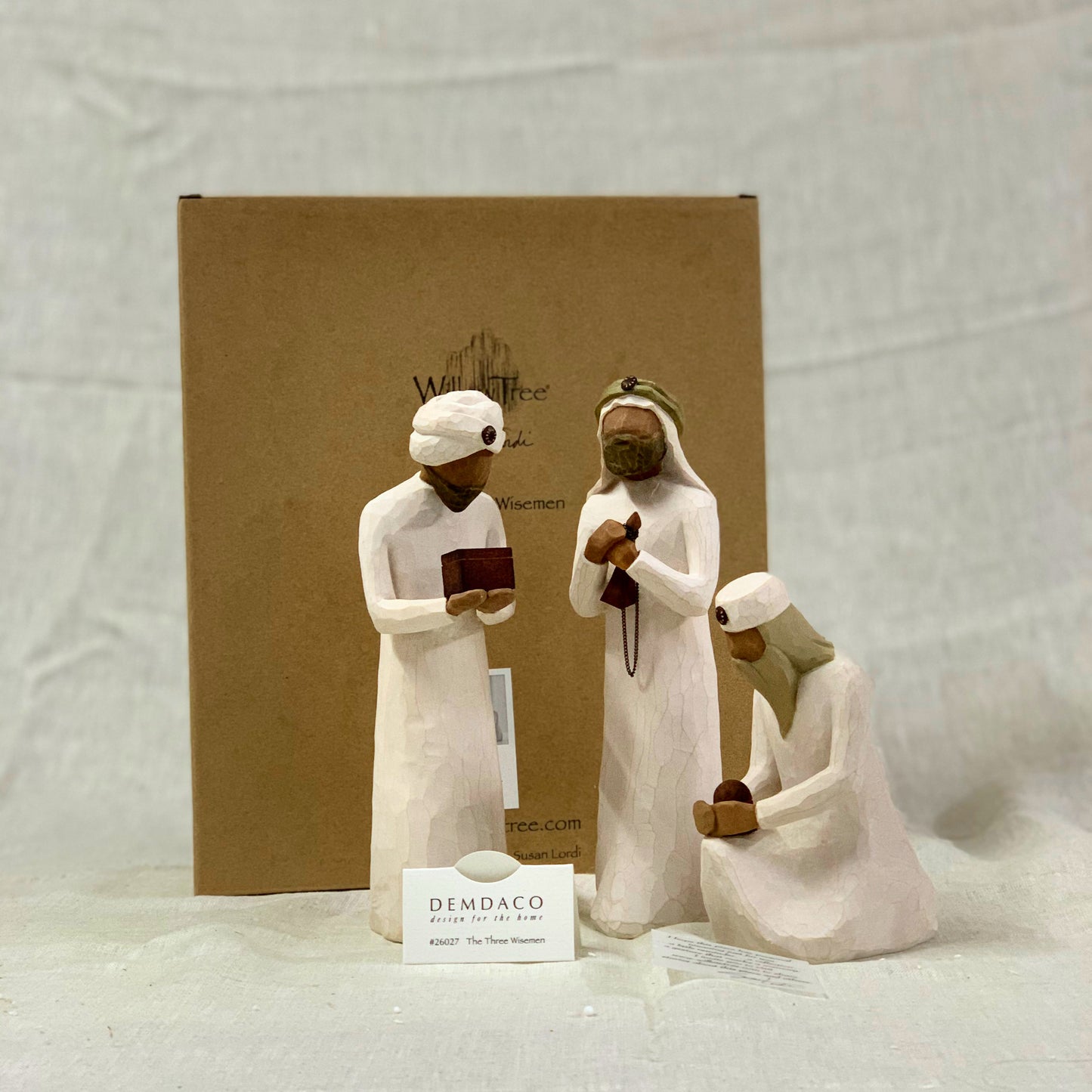 Willow Tree Three Wisemen_sculpted hand-painted nativity figures