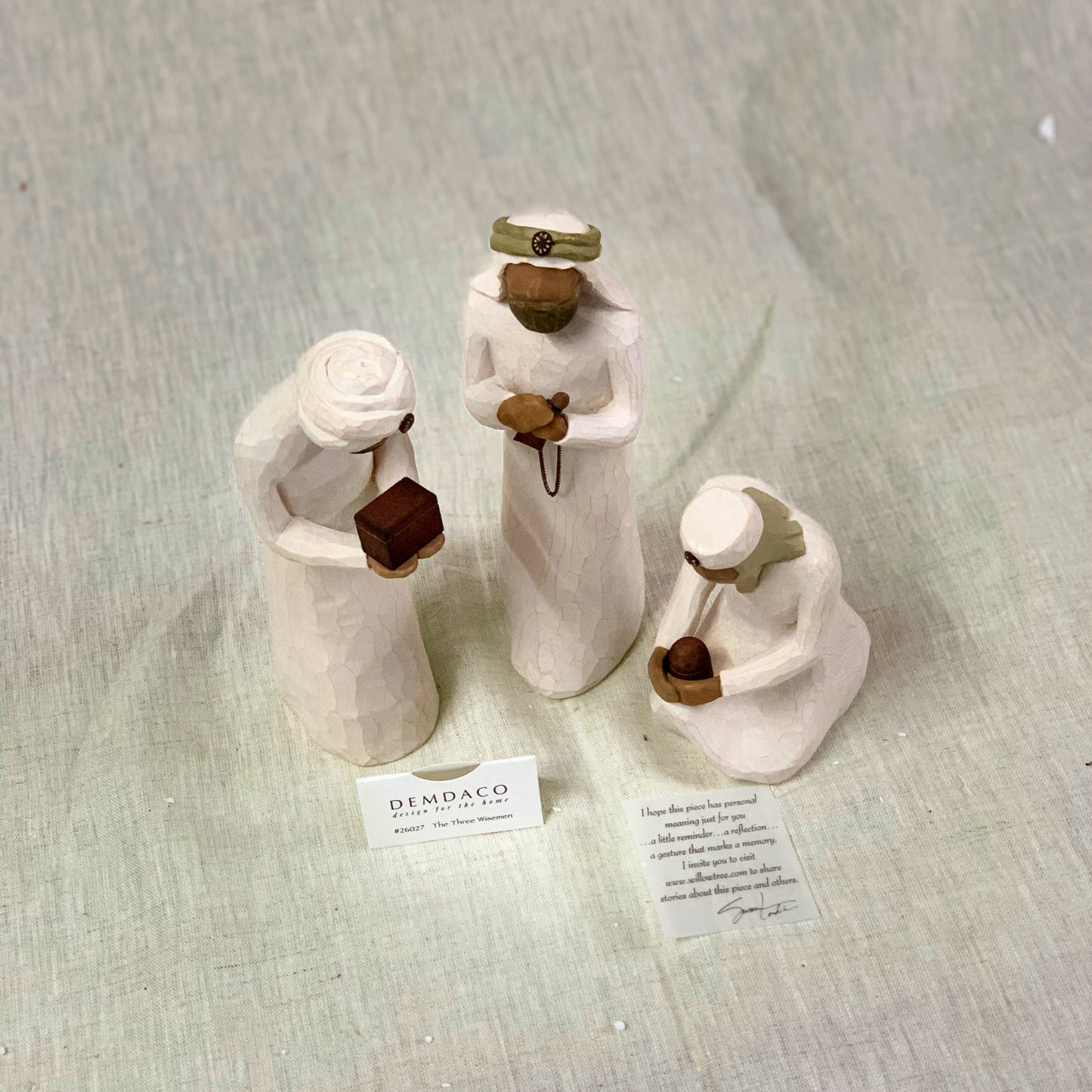 Willow Tree Three Wisemen_sculpted hand-painted nativity figures