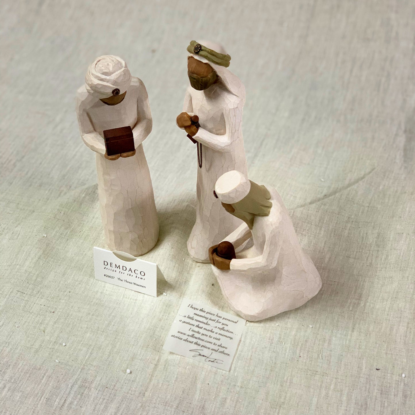 Willow Tree Three Wisemen_sculpted hand-painted nativity figures