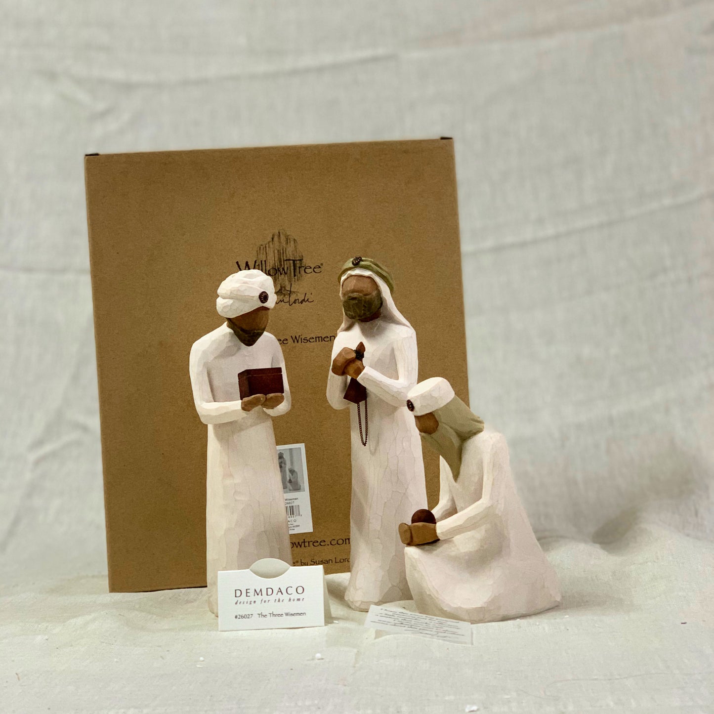 Willow Tree Three Wisemen_sculpted hand-painted nativity figures