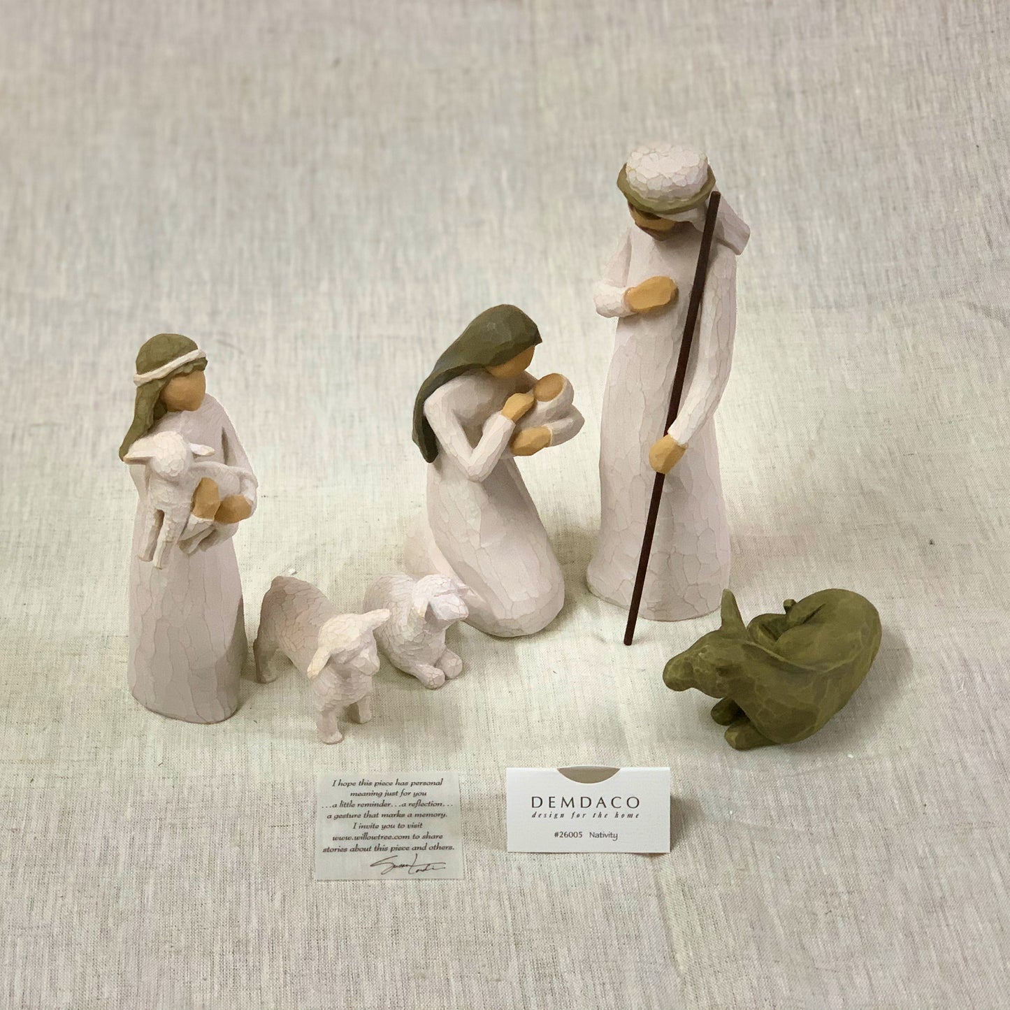 Willow Tree Nativity sculpted hand painted nativity figures, 6-piece set 26005