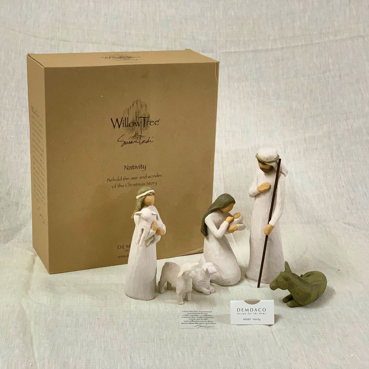 Willow Tree Nativity sculpted hand painted nativity figures, 6-piece set 26005